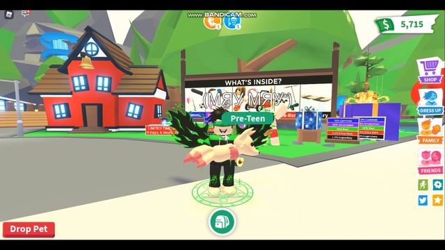 КАК ОЧЕНЬ БЫСТРО ПРОКАЧАТЬ СВОЕГО ПЕТА В ADOPT ME В ROBLOX !!! смотреть онлайн