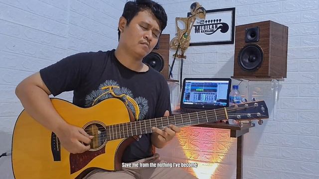 Bring me to life Acoustic Guitar Instrumental Cover смотреть онлайн