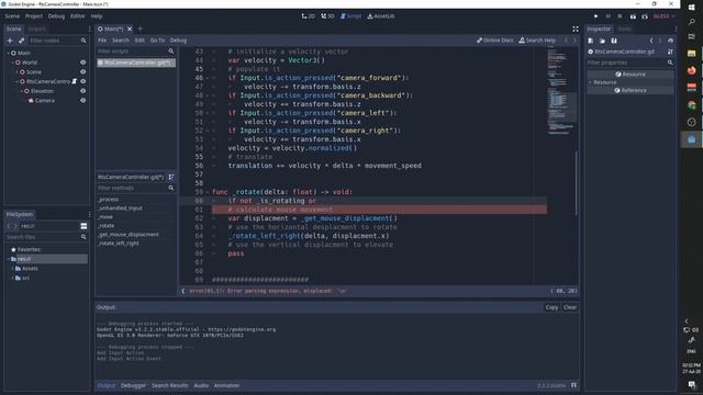 RTS Camera controller - Rotation - Godot 3D tutorial смотреть онлайн