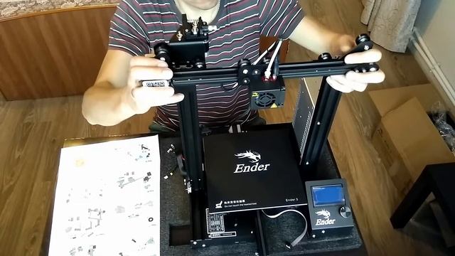 Ender 3 3D Принтер Сборка за 12 шагов смотреть онлайн
