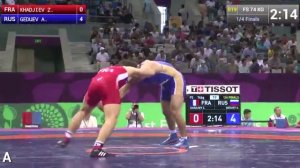 Аниуар Гедуев (RUS) - Зелимхан Хаджиев (FRA) - 1/4