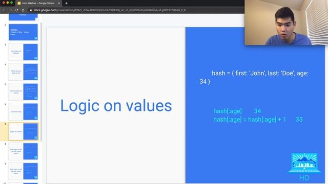 The sash wringing... the trash thinging... mash flinging ... Intro to Hashes смотреть онлайн