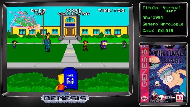 VIRTUAL BART? el JUEGO MAS INJUSTO de los 16 BITS!!!!? RETRONARIO letra "V"▲RETROVICIO смотреть онлайн