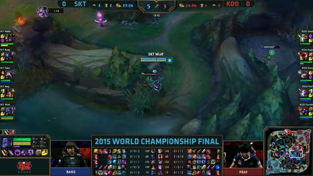 SK Telecom T1 vs KOO Tigers | Game 1 Grand Finals LoL S5 World Championship 2015 | SKT vs KOO G1 смотреть онлайн