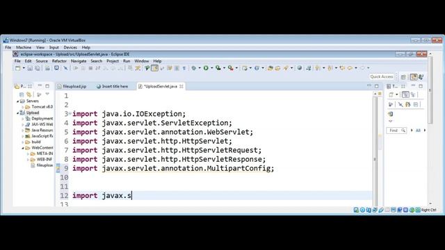 File upload Servlet to upload files смотреть онлайн