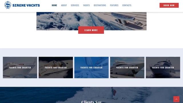 Sirene | Yacht Charter Services and Boat Rental WordPress Theme смотреть онлайн