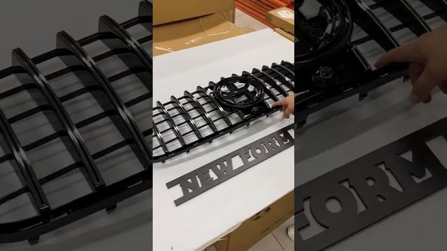 Тюнинг нового Mercedes GLE 167. Решетка радиатора AMG GT хром для автомобилей Mercedes Benz V167. смотреть онлайн