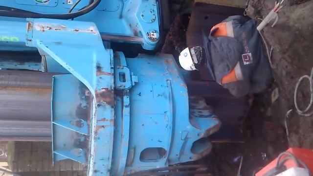 Статическое вдавливание шпунта давилкой GIKEN смотреть онлайн