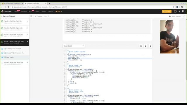 30 Day LeetCode Challenge - LRU Cache смотреть онлайн