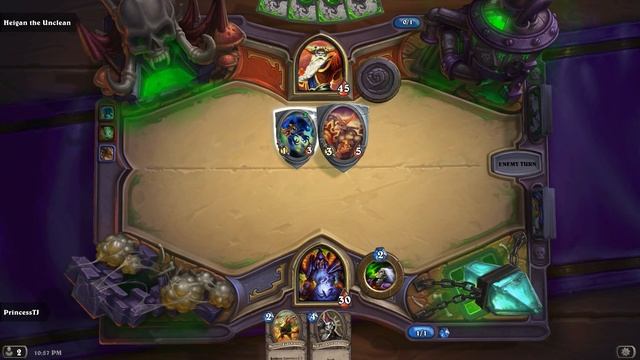 Hearthstone: Curse of Naxxramas - Heroic Heigan the Unclean With a Basic Deck смотреть онлайн