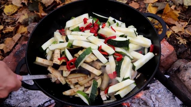 Удон с курицей. Вок лапша с курицей и овощами смотреть онлайн