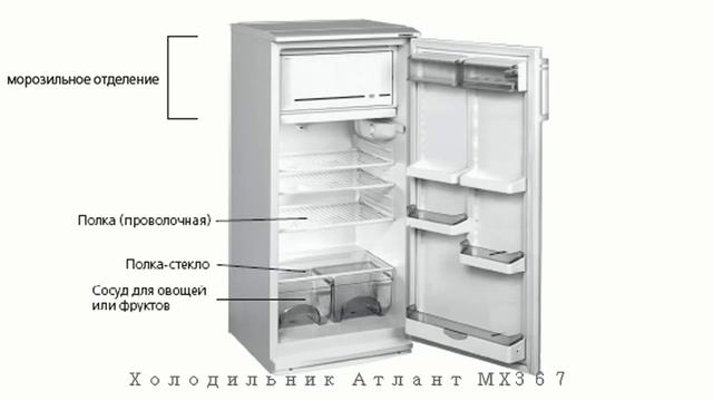 Холодильник АТЛАНТ МХ 367 смотреть онлайн
