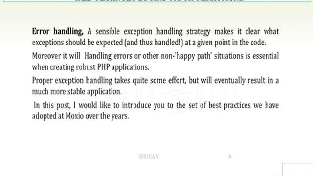 Lecturevideo_17CS71_ Module 4 _PHP Error reporting _SHOBA V смотреть онлайн