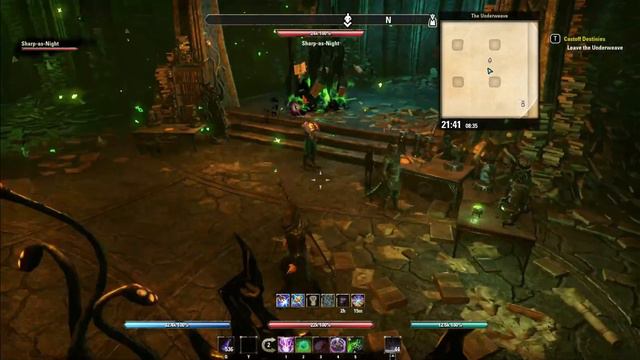 ESO: Necrom The Underweave public dungeon walkthrough (no commentary) смотреть онлайн