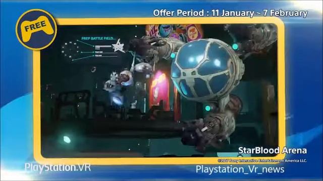 Playstation VR free game january - Starblood Arena смотреть онлайн