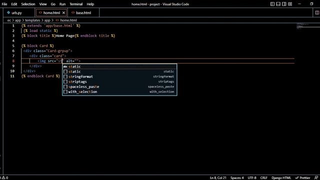 Django with Python basic tutorial / making E commerce website page смотреть онлайн