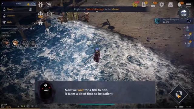 Black Desert Online Android Game - Fishing Tutorial смотреть онлайн