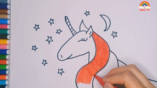 Как Нарисовать Красивый?Единорог | Рисуем Единорога | Как Нарисовать Красивый Единорог смотреть онлайн