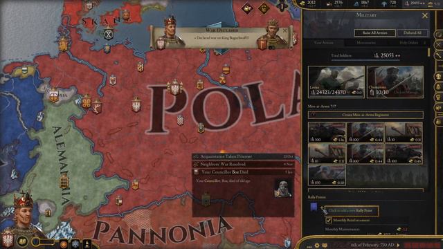 Crusader Kings III Polska z modem The Fallen Eagle: The Dawn of the Dark Ages - [PL] -25 смотреть онлайн