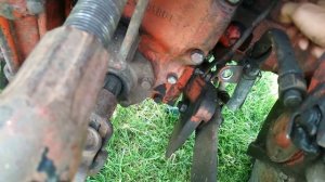 Трактор ВТЗ Т 25. Включение/Выключение ВОМ