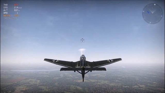 War Thunder-Ju-87'Stuka' Dive bombing смотреть онлайн
