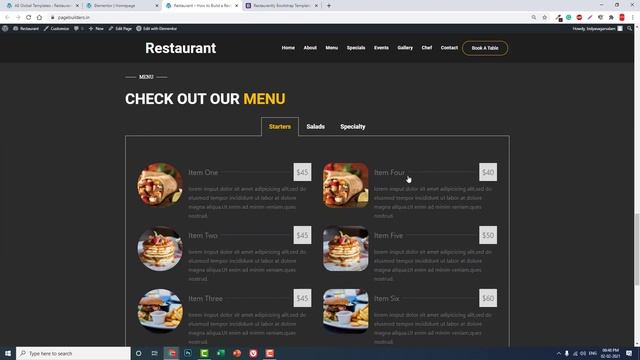 [Part 5] How to build a Restaurant Website with WordPress & Free Elementor in 2021 смотреть онлайн