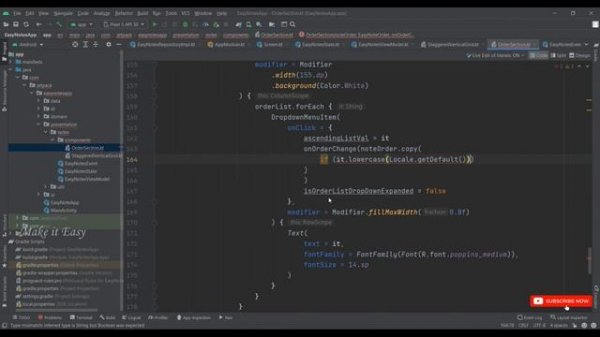 How to use MVVM Clean Architecture using Easy Note App in Jetpack Compose | Android | Make it Easy