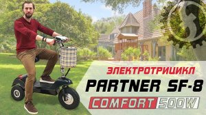 Электротрицикл для пожилых - Partner SF 8 Comfort 500W