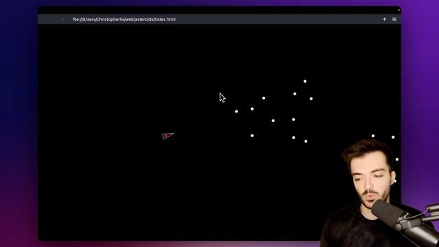 Build an Asteroids Game Using JavaScript #4 - Shooting Projectiles смотреть онлайн