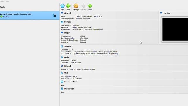 Oracle VM VirtualBox ZAYDA MORALES смотреть онлайн