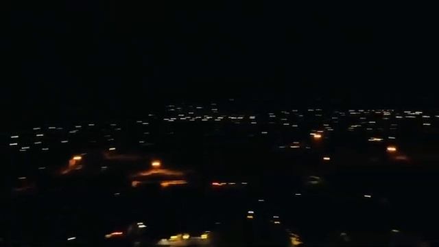 Ночная Волноваха: съемка из квадрокоптера смотреть онлайн