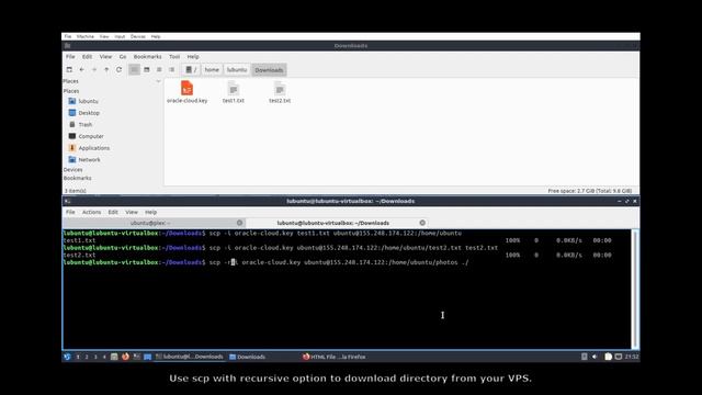 Oracle Cloud VPS: Data Transfer with SCP/SFTP смотреть онлайн