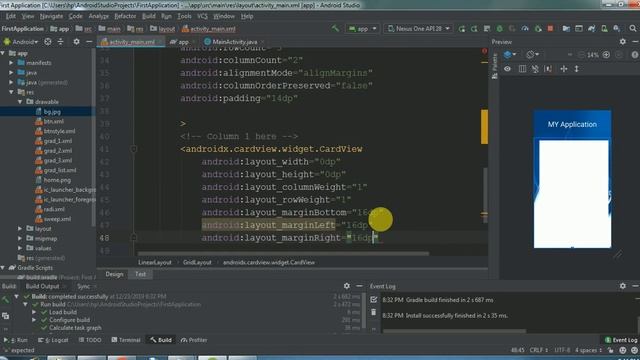 android cardview example | android cardview example with gridlayout | create shadow effect cardview смотреть онлайн