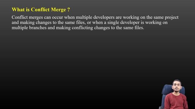 What is Conflict Merge in Git смотреть онлайн