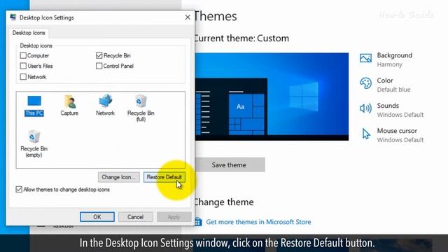 How to Change or Create Desktop Icons for Windows смотреть онлайн