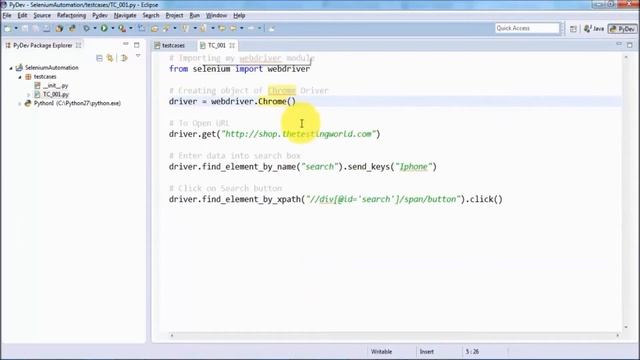 Selenium with Python : First Test Case смотреть онлайн