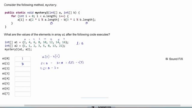 Java Practice It | Self-Check 7.25: arrayMystery2 | arrays, syntax, array basics смотреть онлайн
