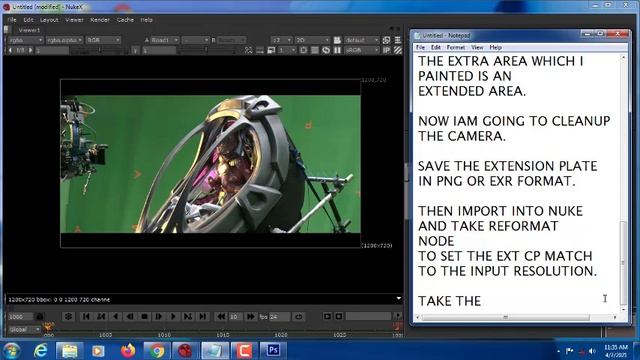 EXTENDED CLEAN PLATE IN PHOTOSHOP AND REMOVE TRACKER MARKERS IN NUKE | #VFXTECHSTUDIO смотреть онлайн
