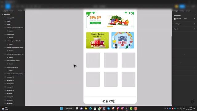 How to Create E-commerce App Home Page UI Design in Figma смотреть онлайн