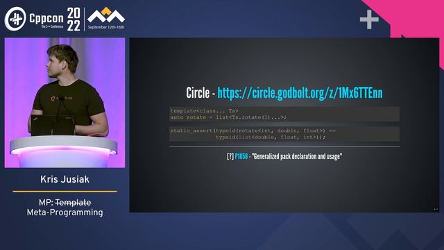 Lightning Talk_ MP_ Template Meta-Programming in C++ - Kris Jusiak - CppCon 2022 смотреть онлайн