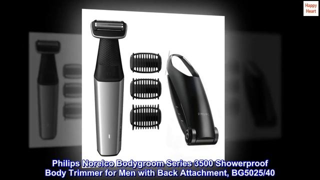 Philips Norelco Bodygroom Series 5000 Showerproof Body Trimmer For Men With Back Attachment