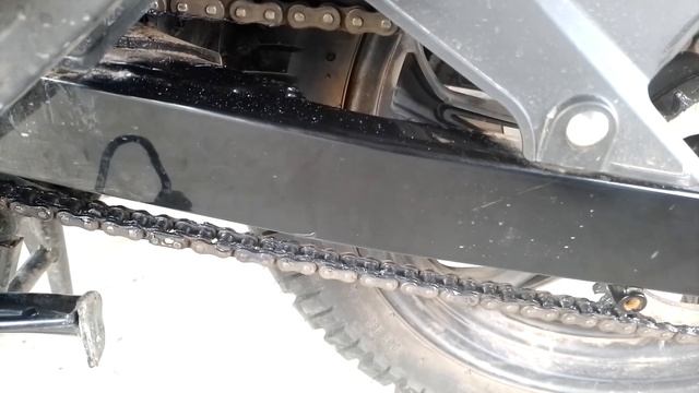 Графитная смазка цепи на мотоцикле. LIFAN JR200 смотреть онлайн