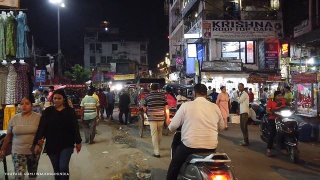 4K WALK Around NEW DELHI RAILWAY STATION | PAHARGANJ MARKET | NEW DELHI, INDIA | WALKING IN INDIA смотреть онлайн