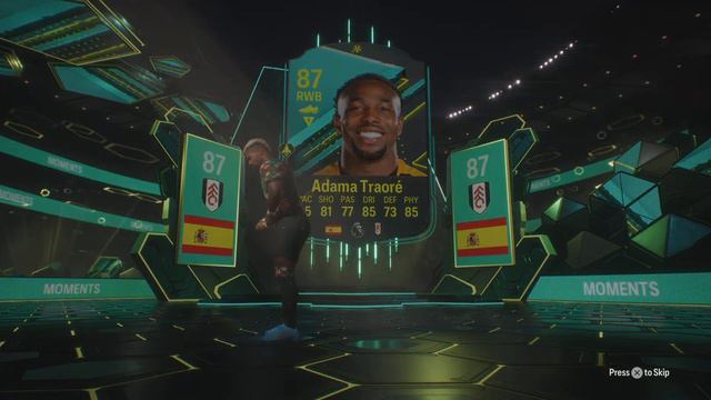 GETTING MOMENTS ADAMA TRAORE SBC - EA FC 24 смотреть онлайн