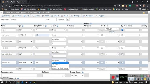 PHP and MySQL Category Table смотреть онлайн