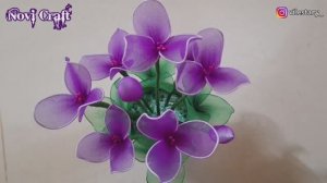 Сделай сам _ Как сделать цветок из капронового чулка (