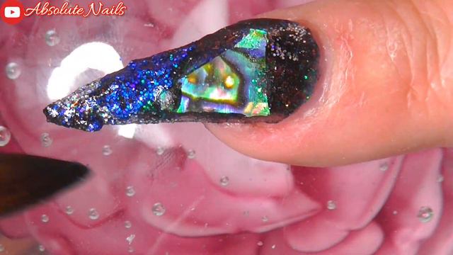 GALAXY, PLANETS AND PAUA SHELL BLACK HOLE ~ ACRYLIC NAILS | ABSOLUTE NAILS смотреть онлайн