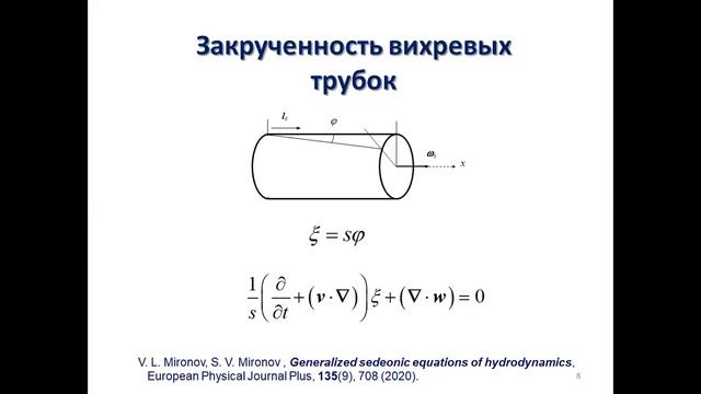 10. Кватернионные уравнения гидродинамики смотреть онлайн