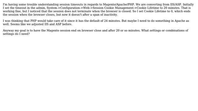 Magento: Session timeouts смотреть онлайн