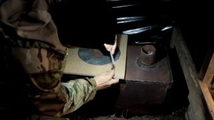 постройка балагана. устанавливаю печку.часть 4.